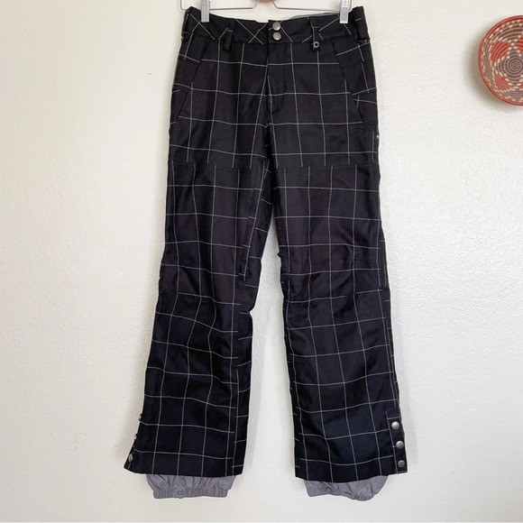Burton window pane print snow pants Sz S - Picture 1 of 11
